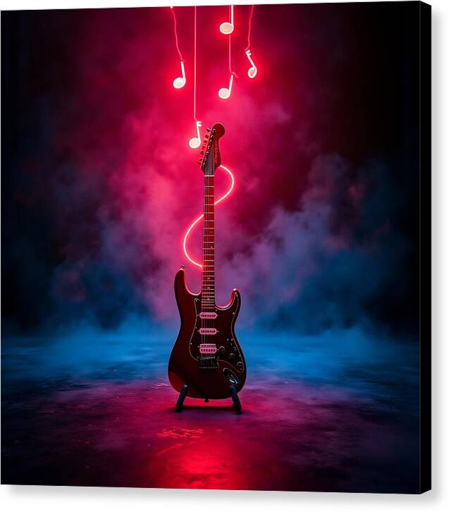 Notes of Fire - Canvas Print