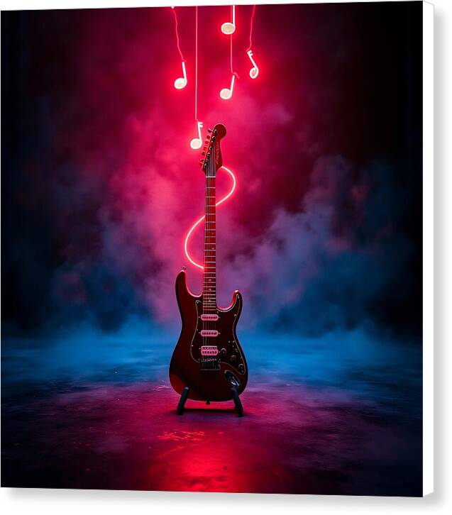 Notes of Fire - Canvas Print