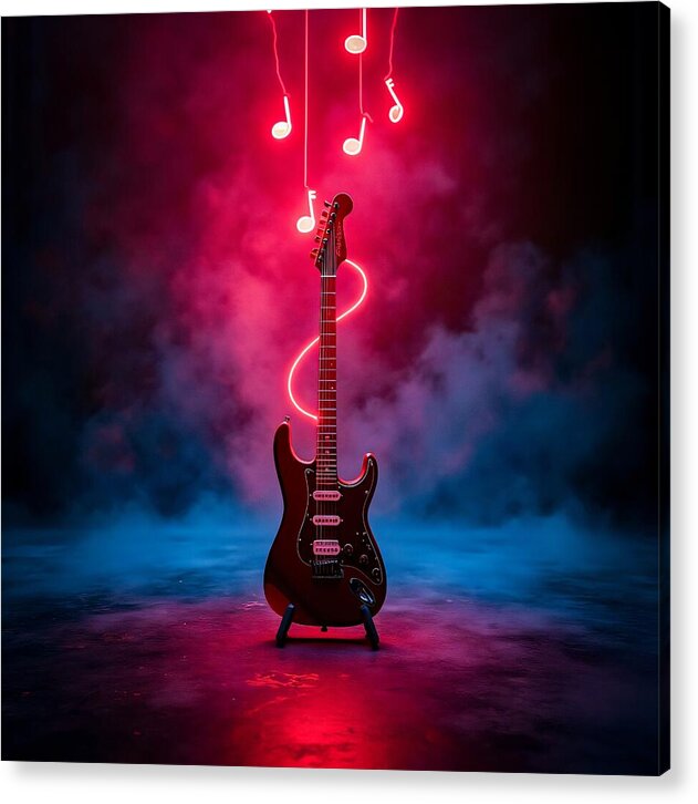 Notes of Fire - Acrylic Print