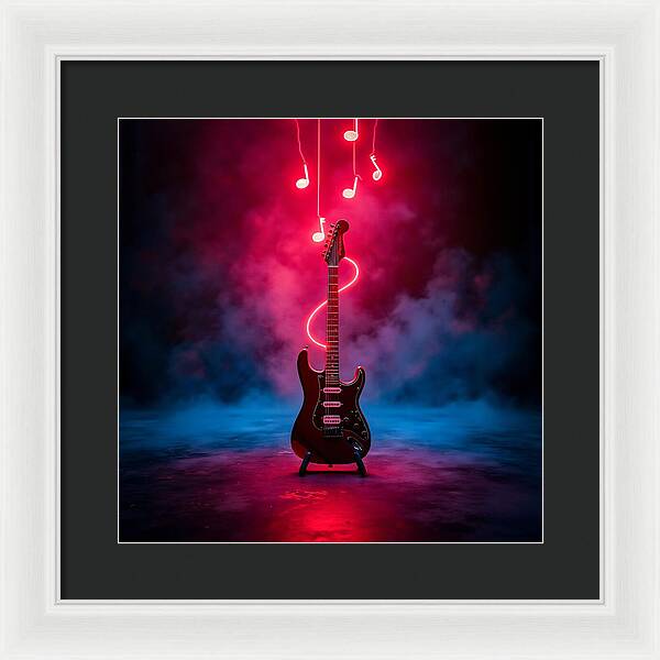 Notes of Fire - Framed Print