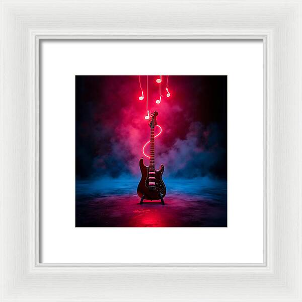 Notes of Fire - Framed Print