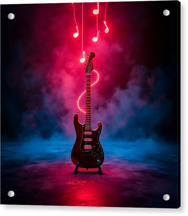 Notes of Fire - Acrylic Print