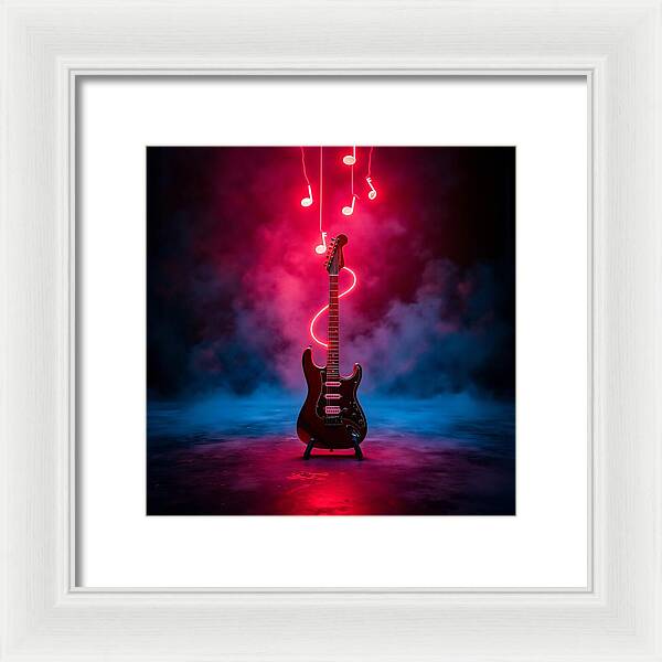 Notes of Fire - Framed Print
