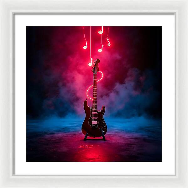 Notes of Fire - Framed Print