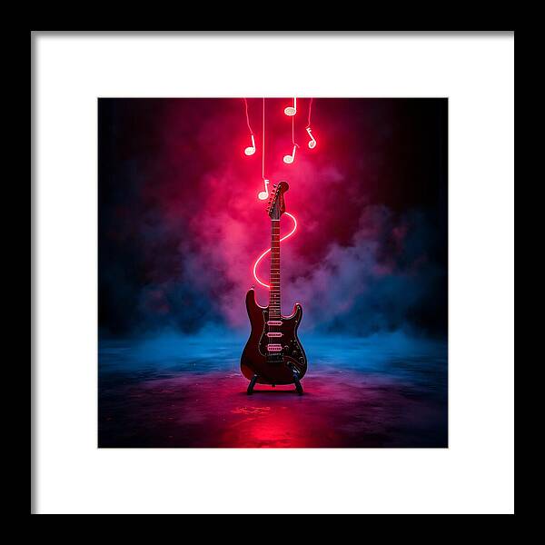 Notes of Fire - Framed Print