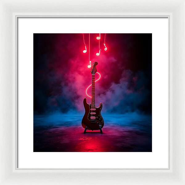Notes of Fire - Framed Print