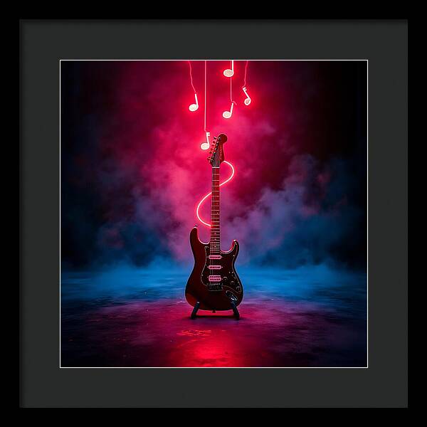 Notes of Fire - Framed Print