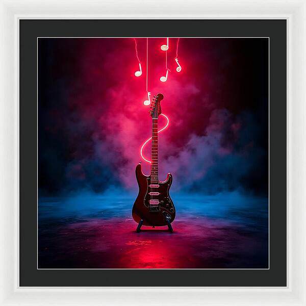 Notes of Fire - Framed Print