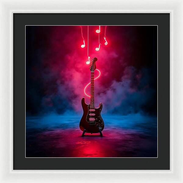 Notes of Fire - Framed Print