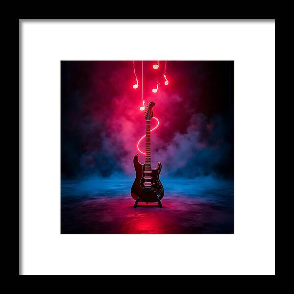 Notes of Fire - Framed Print