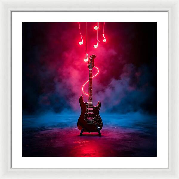 Notes of Fire - Framed Print