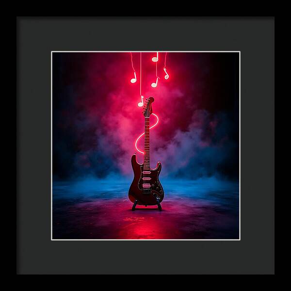 Notes of Fire - Framed Print