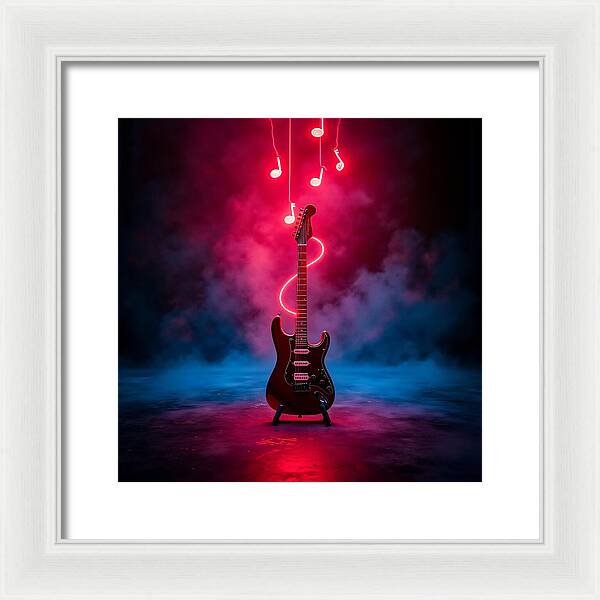 Notes of Fire - Framed Print