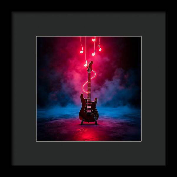 Notes of Fire - Framed Print