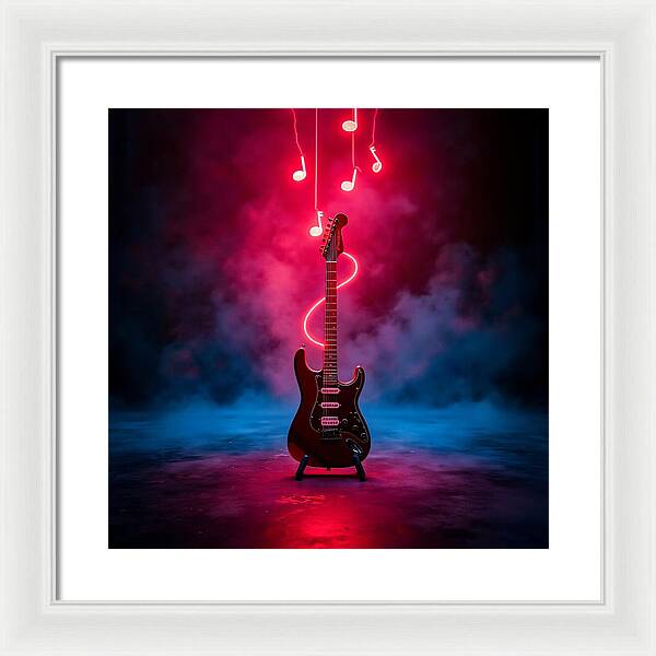 Notes of Fire - Framed Print