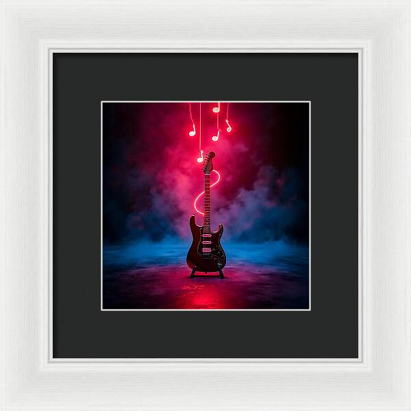 Notes of Fire - Framed Print