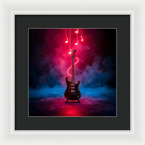 Notes of Fire - Framed Print