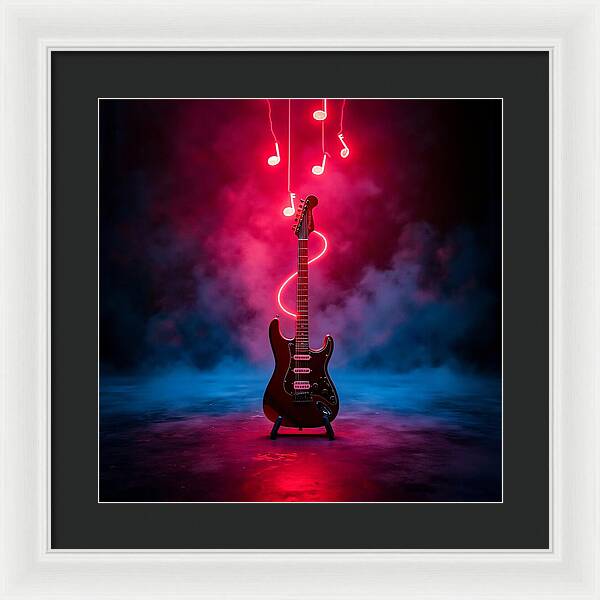 Notes of Fire - Framed Print