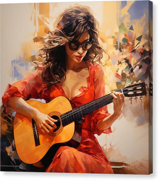 Orange Rhapsody - Canvas Print