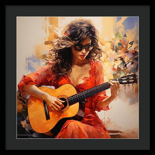 Orange Rhapsody - Framed Print