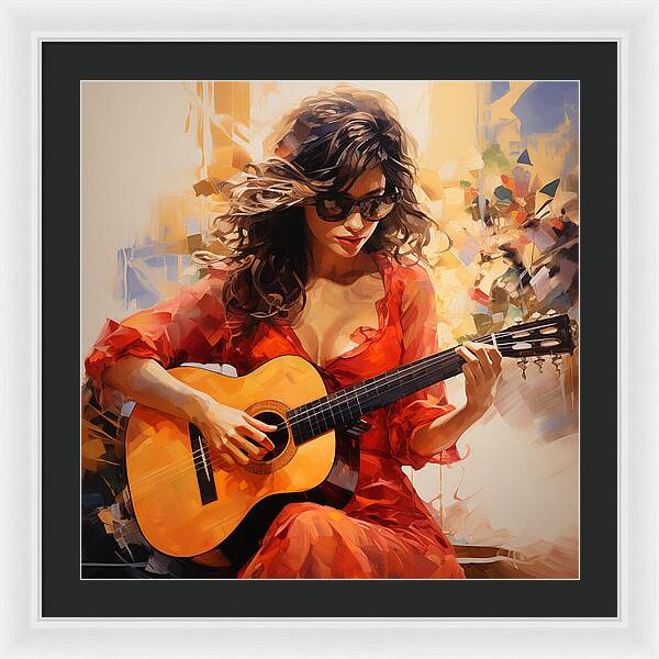 Orange Rhapsody - Framed Print