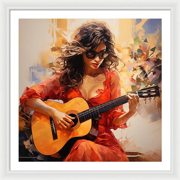 Orange Rhapsody - Framed Print