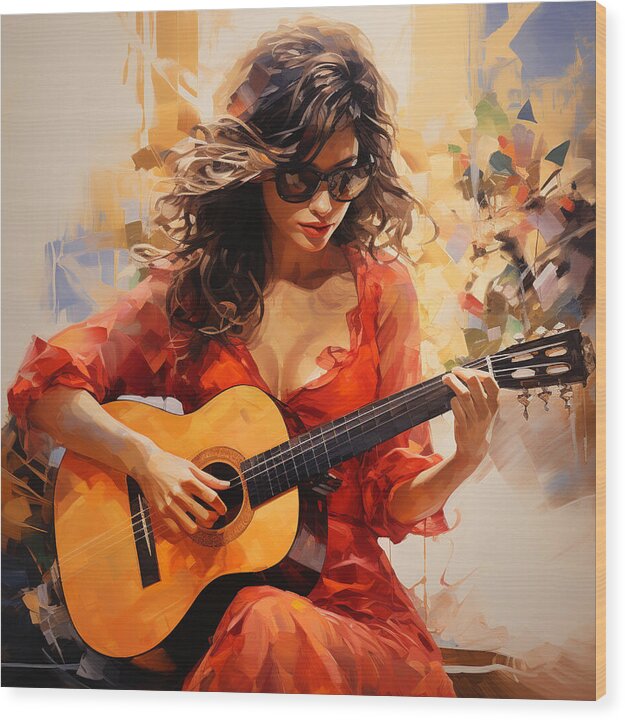 Orange Rhapsody - Wood Print