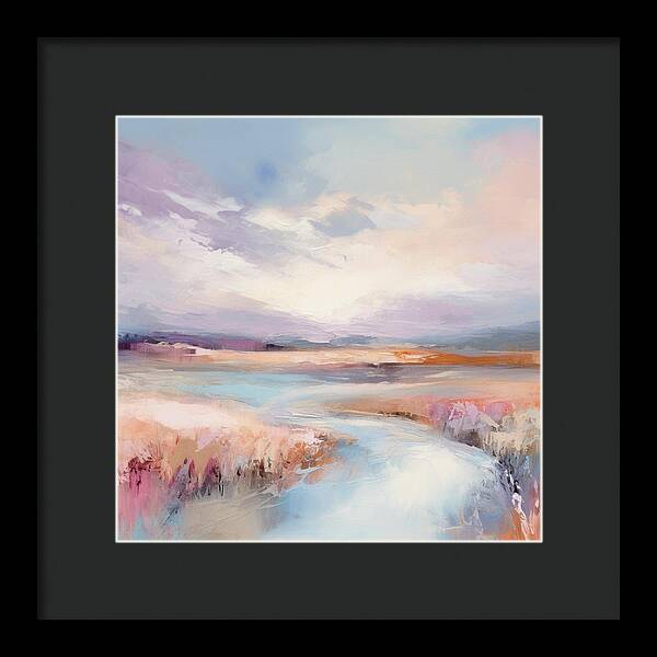 Pastel Valley - Framed Print