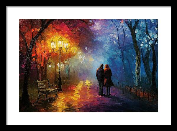 Path of Affection - Framed Print
