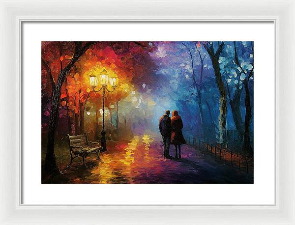 Path of Affection - Framed Print