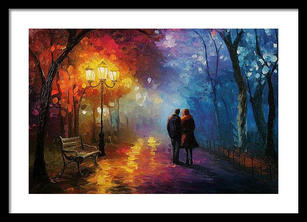 Path of Affection - Framed Print