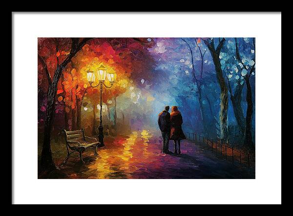 Path of Affection - Framed Print
