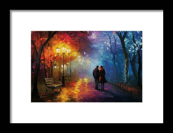 Path of Affection - Framed Print