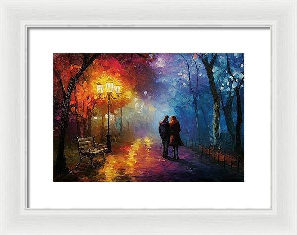 Path of Affection - Framed Print