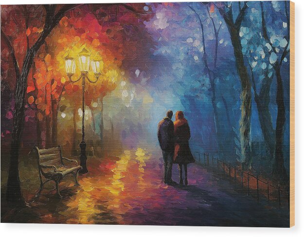 Path of Affection - Wood Print