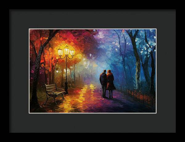 Path of Affection - Framed Print