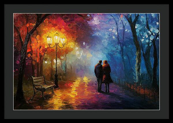 Path of Affection - Framed Print