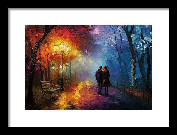 Path of Affection - Framed Print
