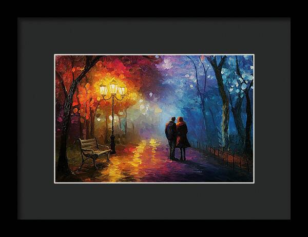 Path of Affection - Framed Print