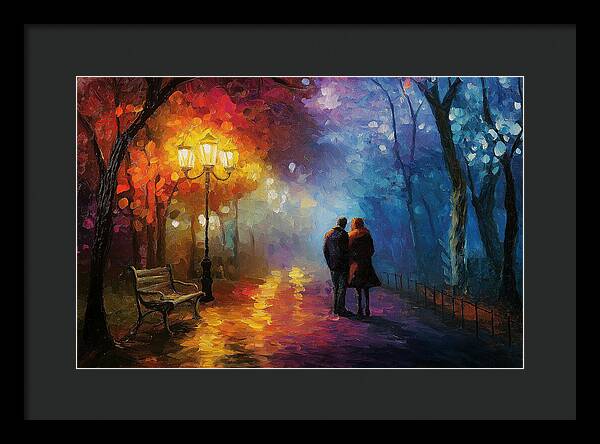 Path of Affection - Framed Print