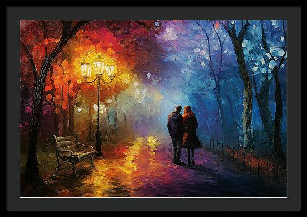 Path of Affection - Framed Print