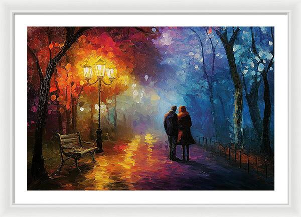 Path of Affection - Framed Print