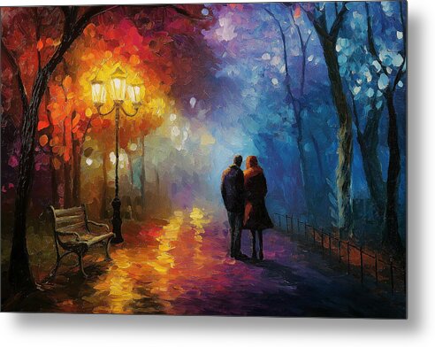 Path of Affection - Metal Print