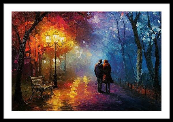Path of Affection - Framed Print