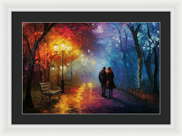 Path of Affection - Framed Print