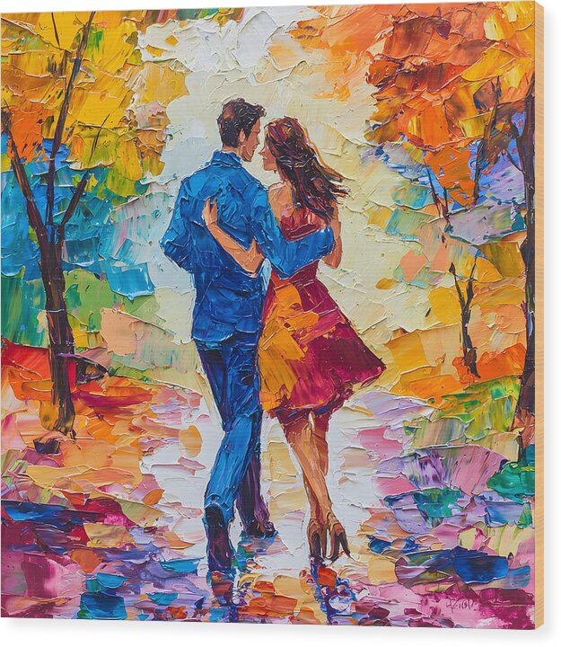 Path of Passion - Wood Print