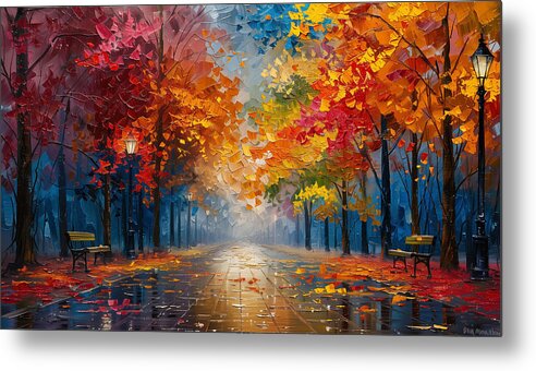 Path of Reflection - Metal Print