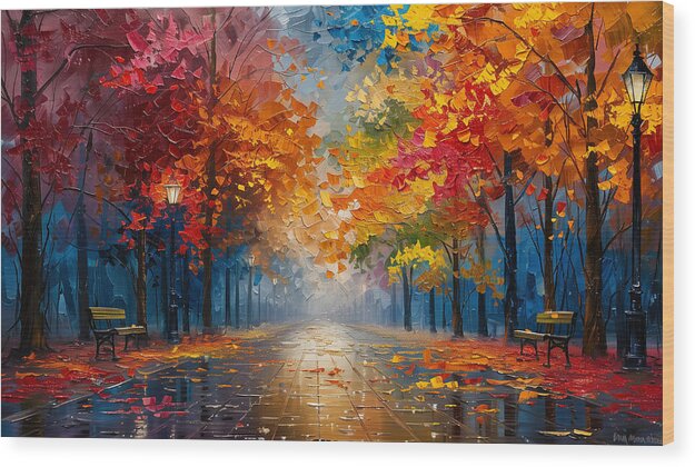 Path of Reflection - Wood Print