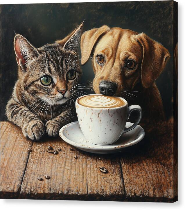 Paws and Perks - Canvas Print