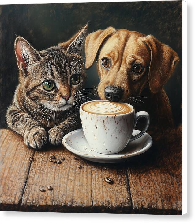 Paws and Perks - Canvas Print